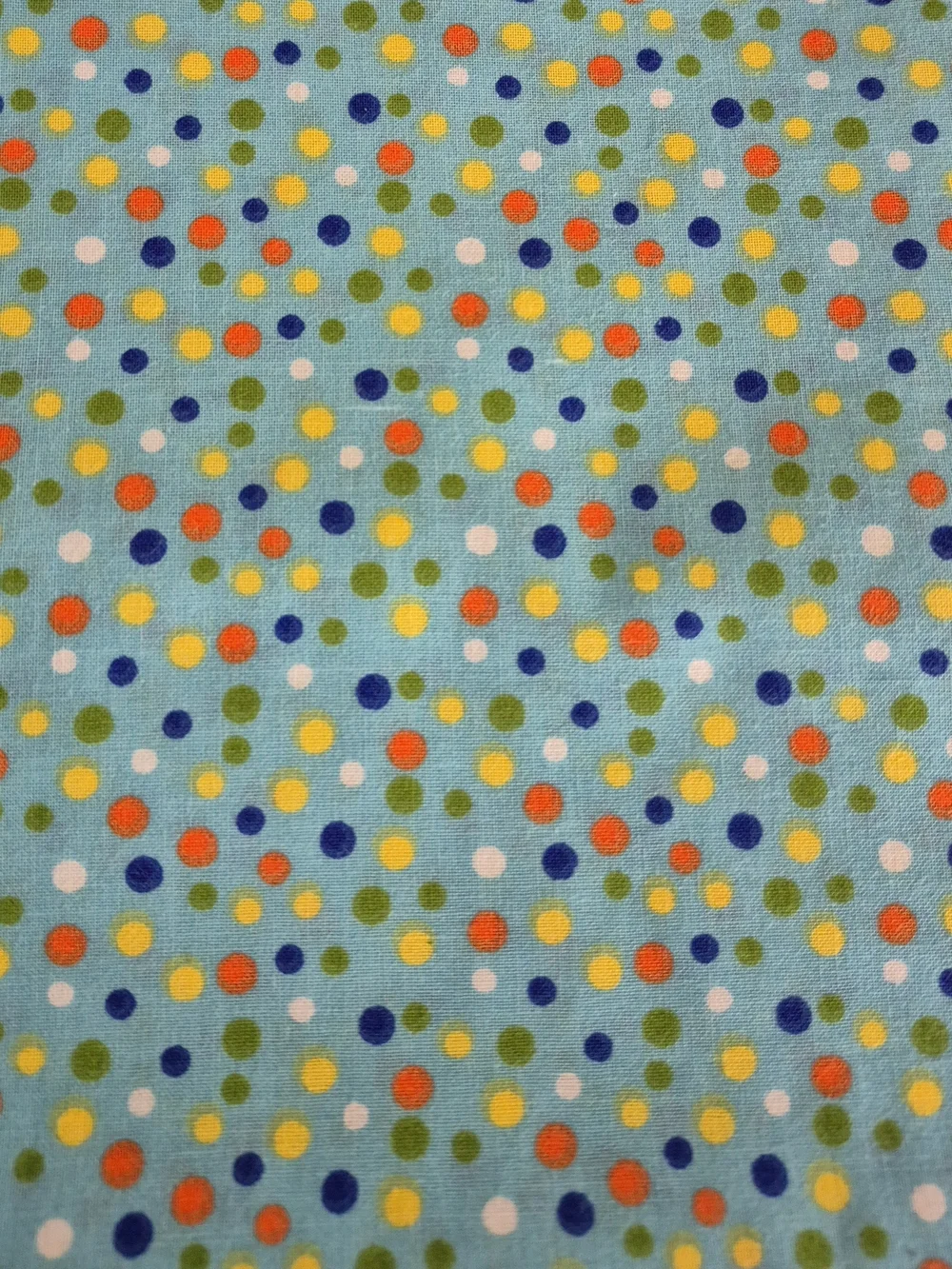Light Blue Polka Dot Fabric PrintBlue Pink Purple Speckled Cotton Fabric 1 3/8 Y